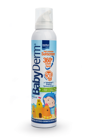 BABYDERM SUNSCREEN 360 CREAM SPRAY SPF50 200ml