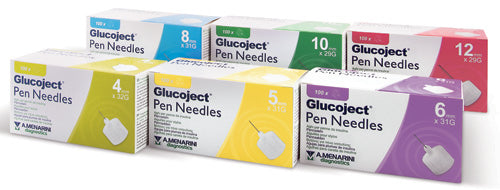 GLUCOJECT PEN NEEDLES 32Gx6mm 100.