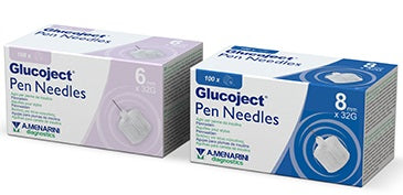 GLUCOJECT PEN NEEDLES 32Gx8mm 100.